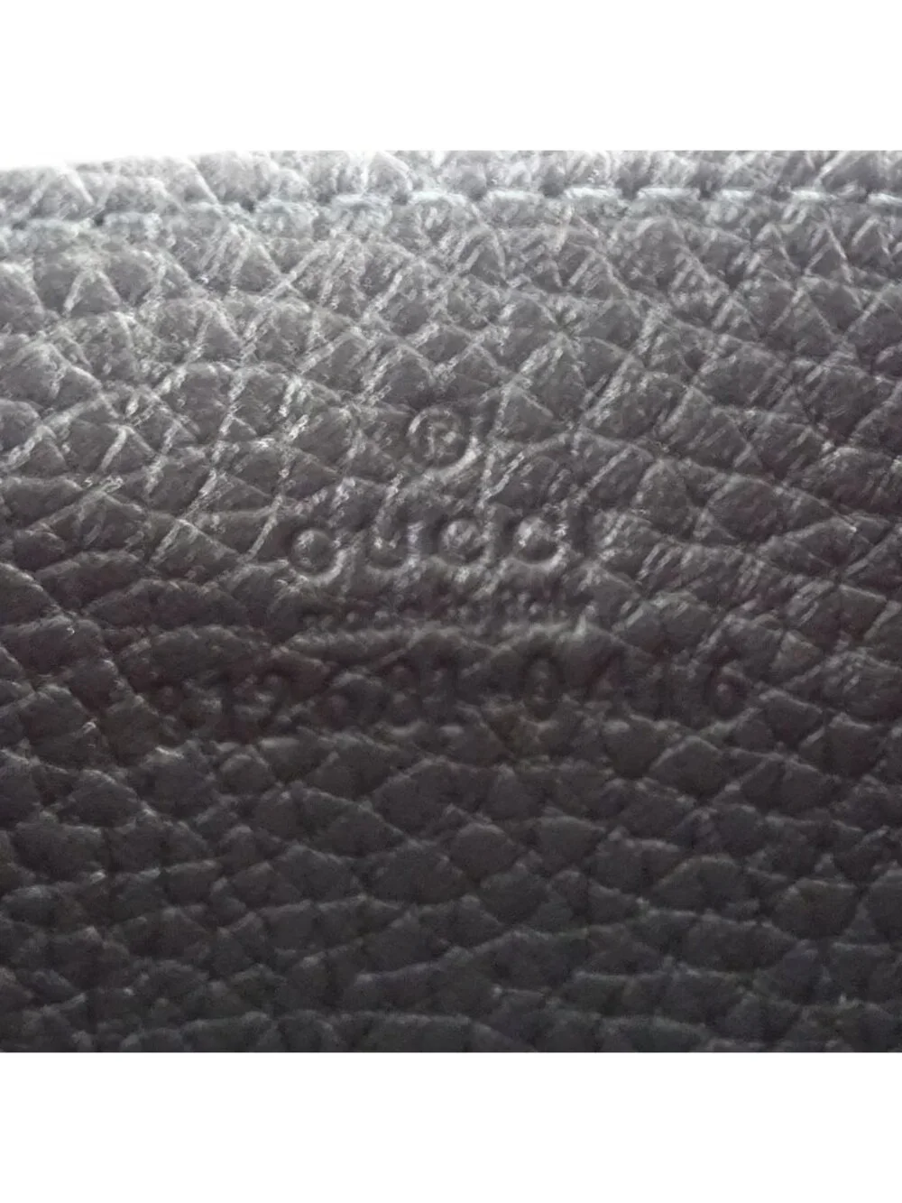 Gucci Card Case Jumbo GG Maxi Leather Black Compact - Picture 5 of 6